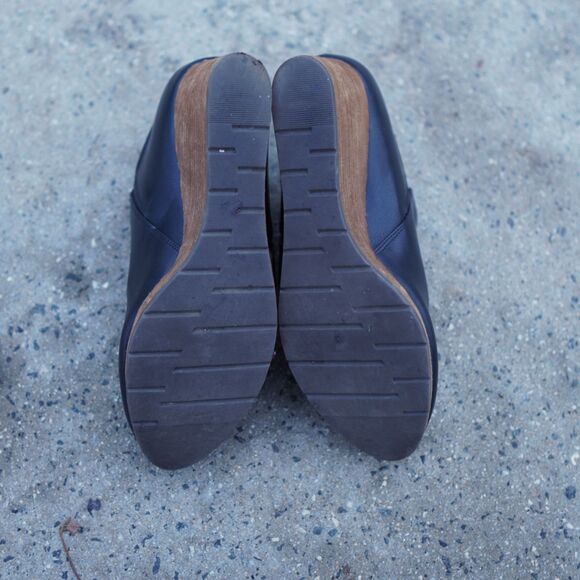 Dr. Scholl’s Harlie Black Wedge Ankle Booties Women’s 11M Side Zip Comfort - Picture 10 of 12